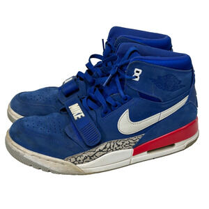 Nike Air Jordan Legacy 312 Pistons Blue Red Cement AV3922-416 Size 11